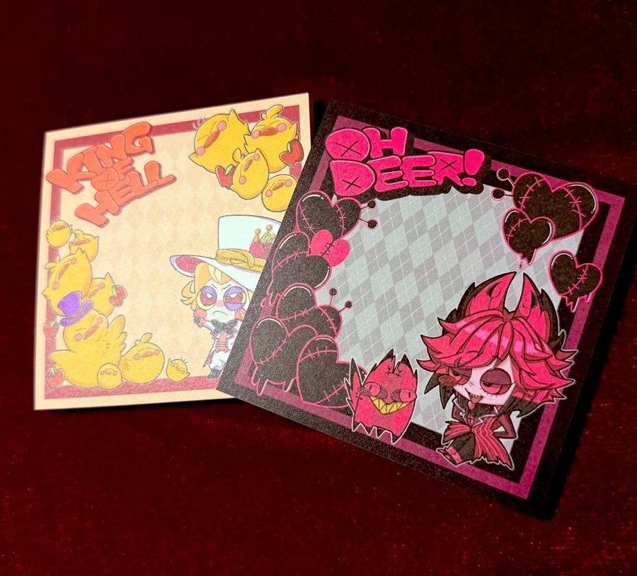 HazbinHotel／ハズビンホテル メモ帳