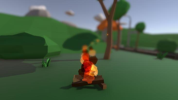 【Unity】焚火