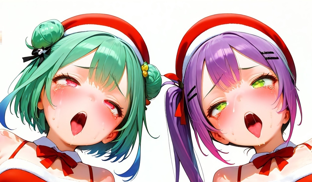 【常闇トワ x 潤羽るしあ・クリスマスプレゼント  (ホロライブ) 】108枚 / Rushia Uruha x Towa Tokoyami (Hololive)・ Xmas Ver. 108 page PDF