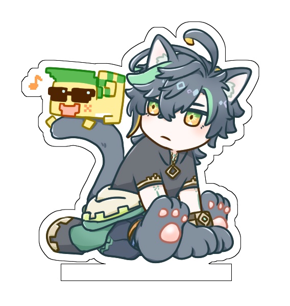 猫耳アハキィアクスタ