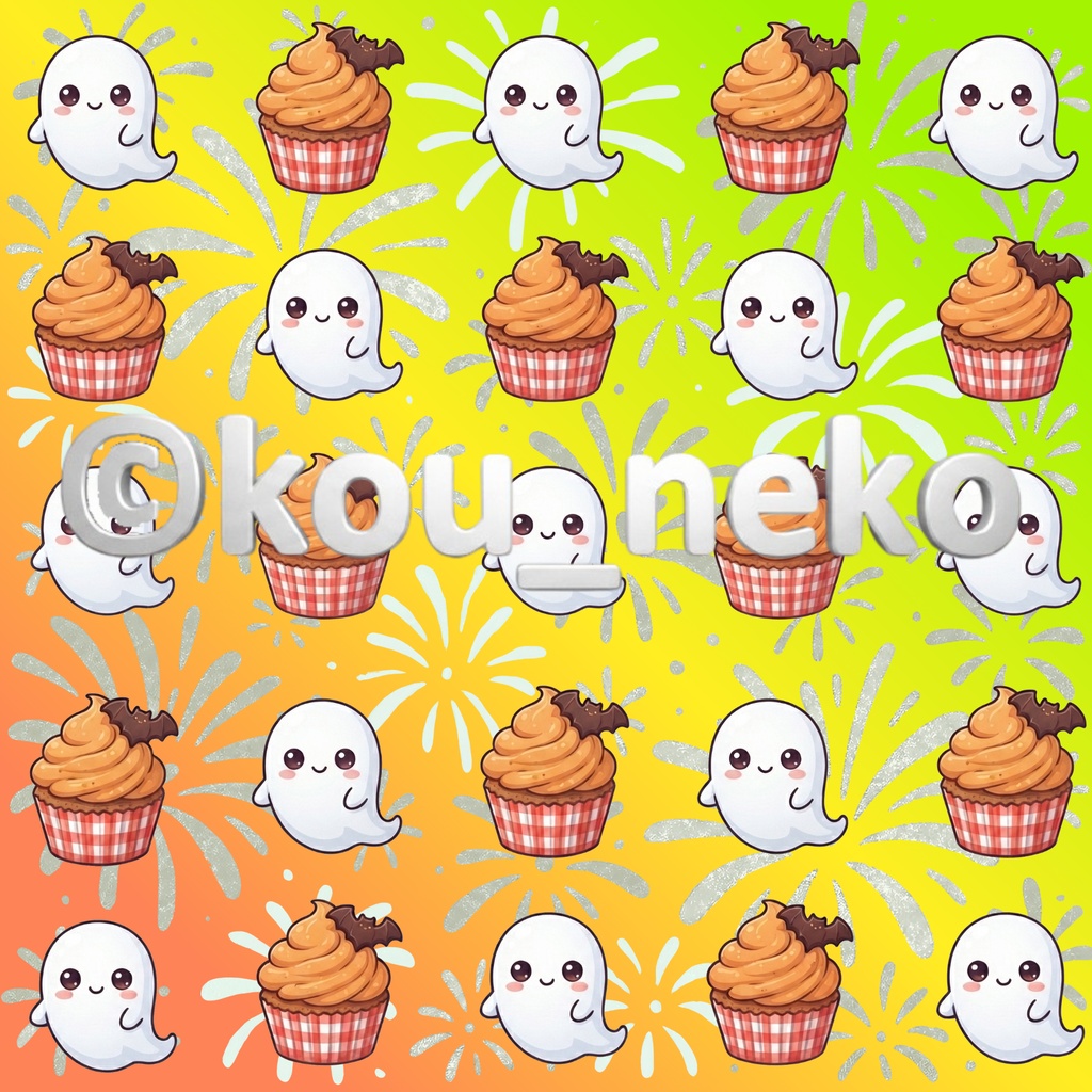【ハロウィン】デジタルペーパー Bセット(全6枚入)