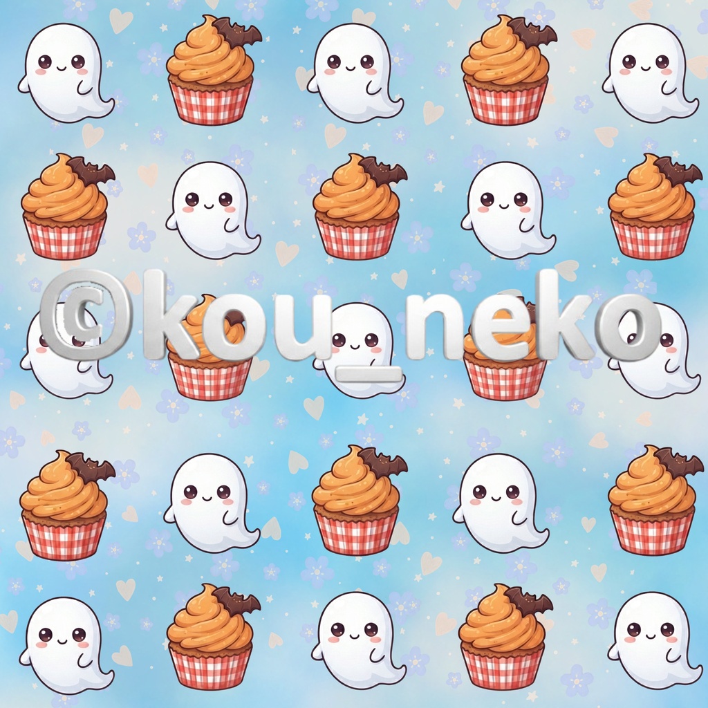 【ハロウィン】デジタルペーパー Bセット(全6枚入)