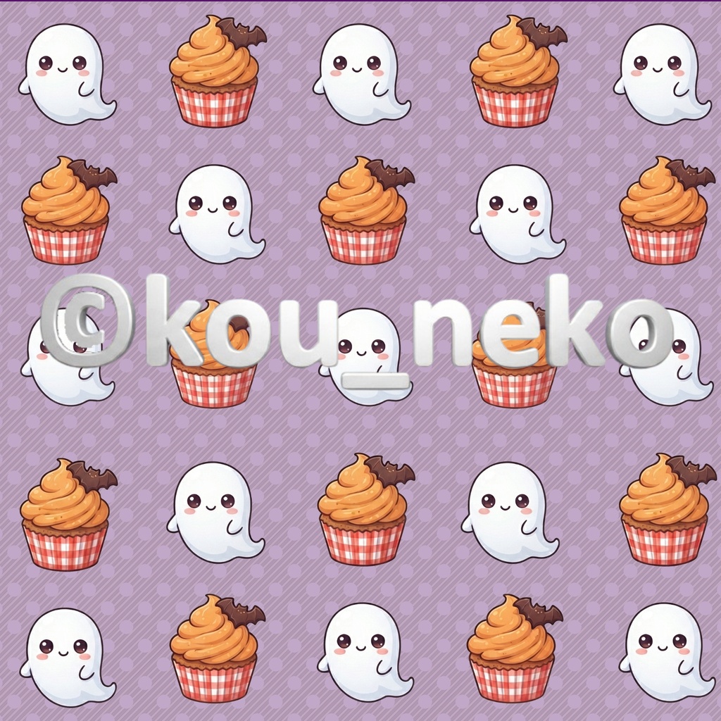 【ハロウィン】デジタルペーパー Bセット(全6枚入)