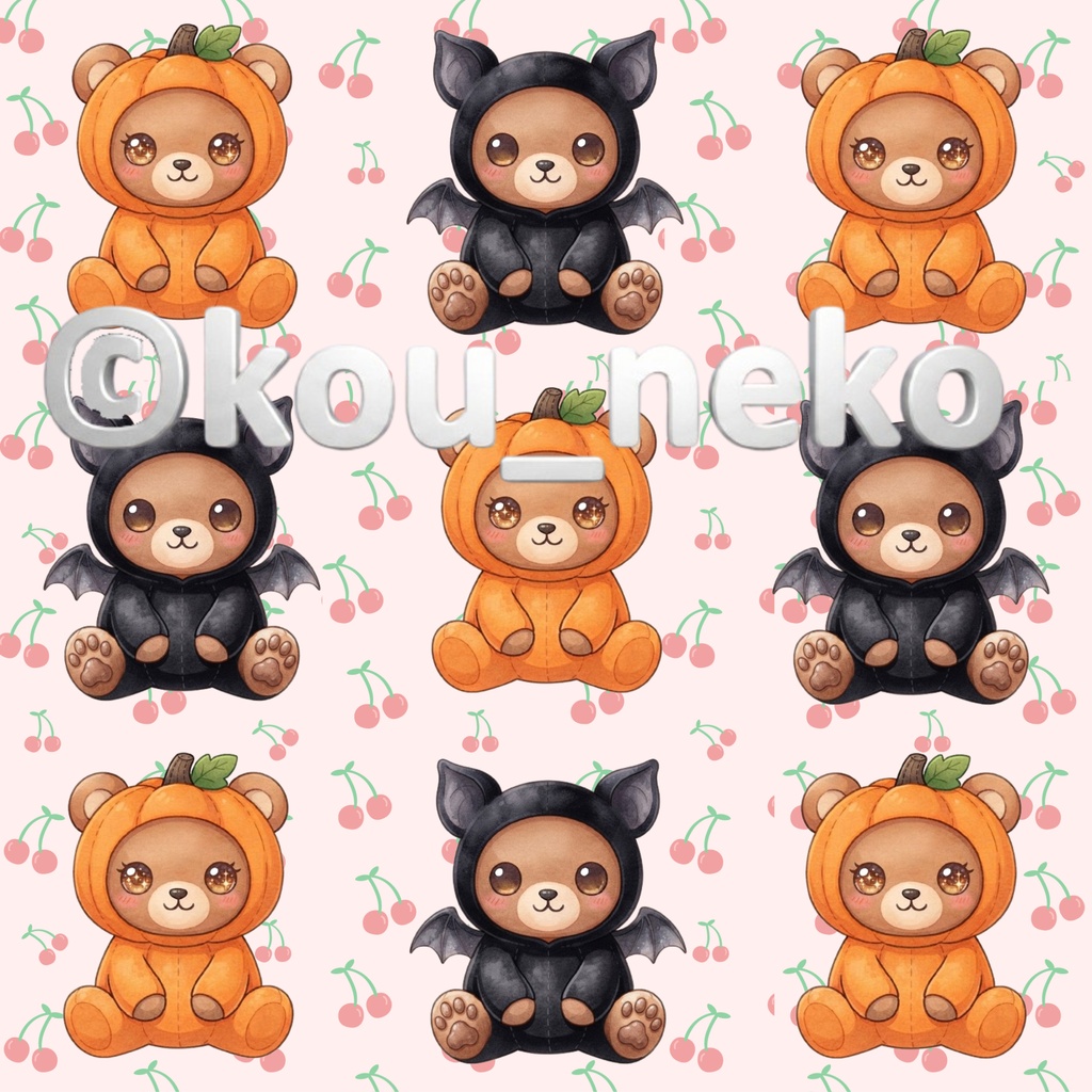 【ハロウィン】デジタルペーパー Cセット(全6枚入)