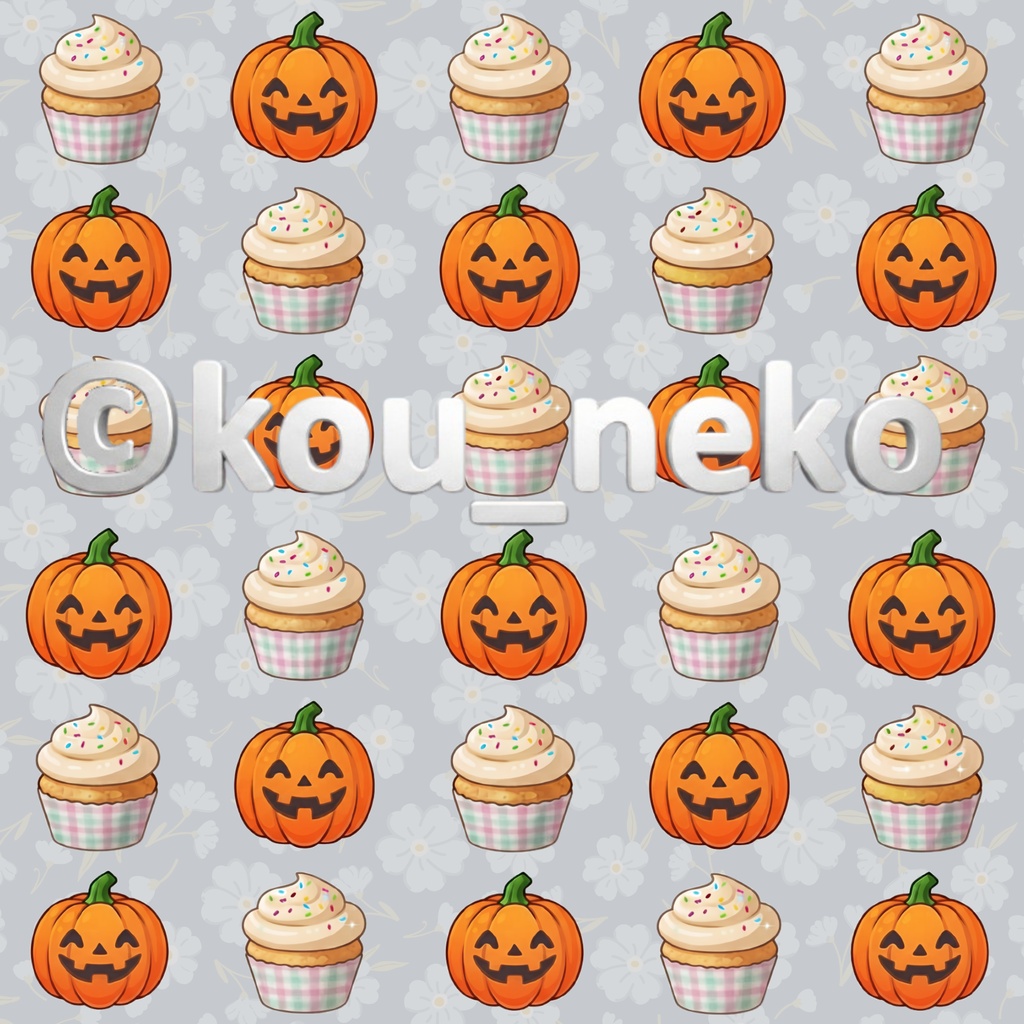 【ハロウィン】デジタルペーパー Dセット(全6枚入)
