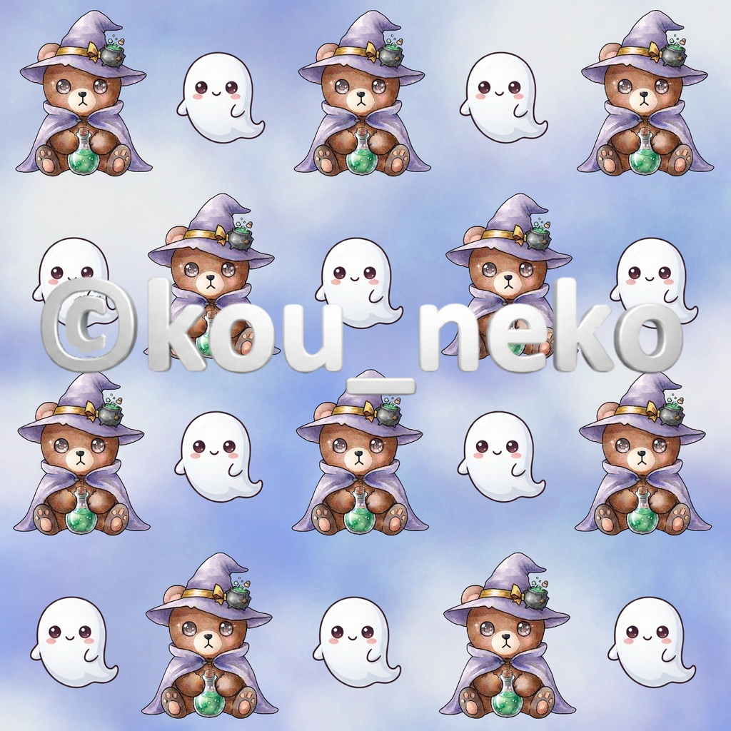 【ハロウィン】デジタルペーパーFセット(全6枚入)