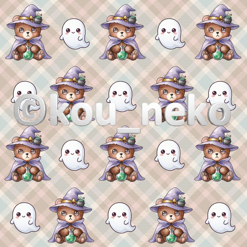 【ハロウィン】デジタルペーパーFセット(全6枚入)
