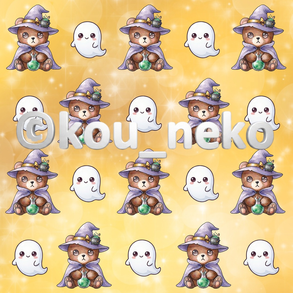 【ハロウィン】デジタルペーパーFセット(全6枚入)
