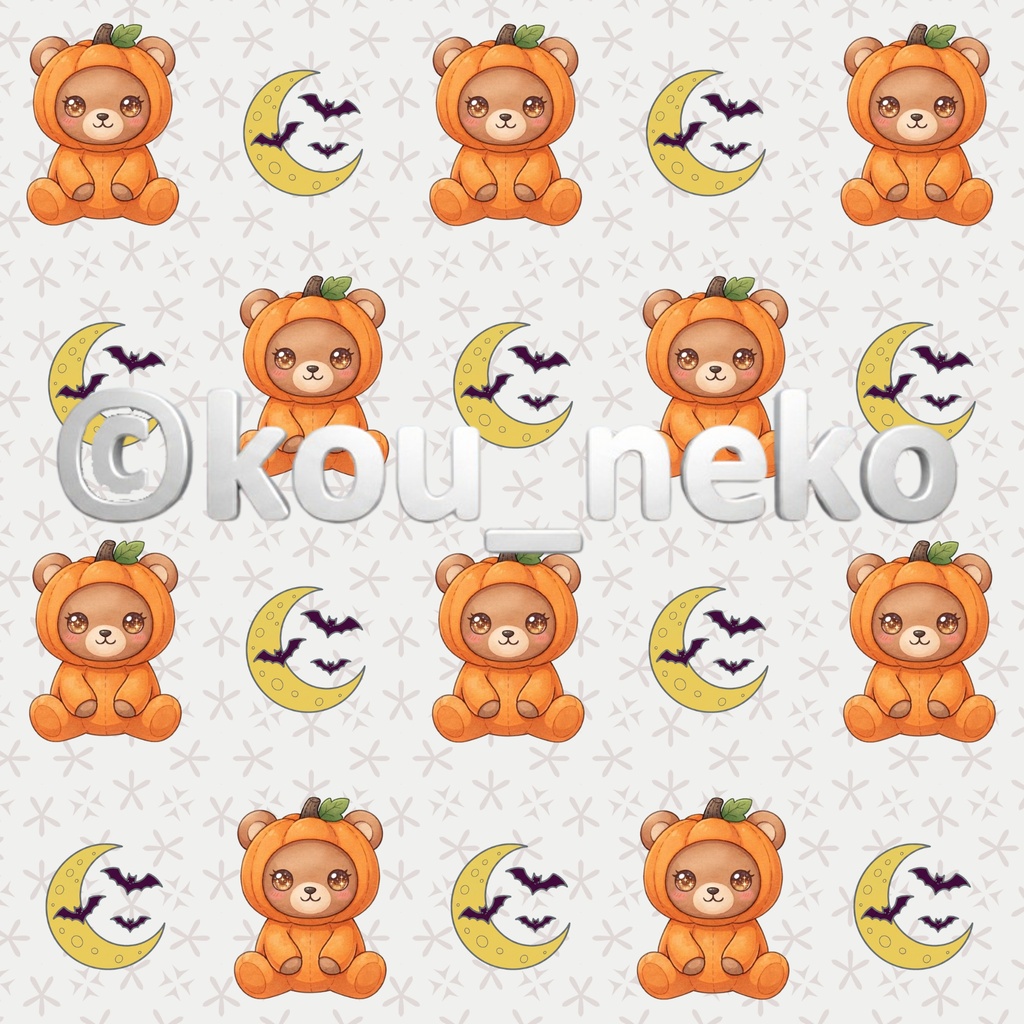 【ハロウィン】デジタルペーパーGセット(全6枚入)