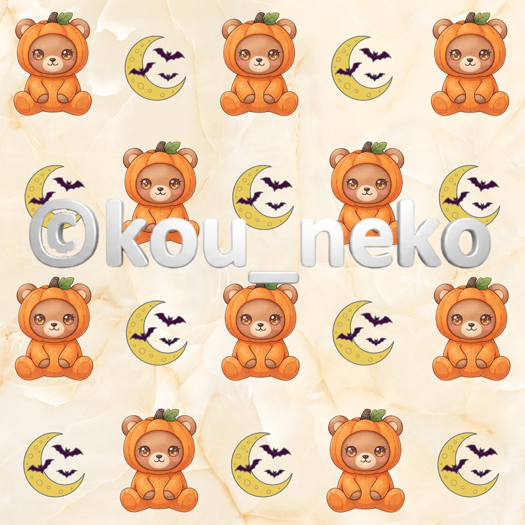【ハロウィン】デジタルペーパーGセット(全6枚入)