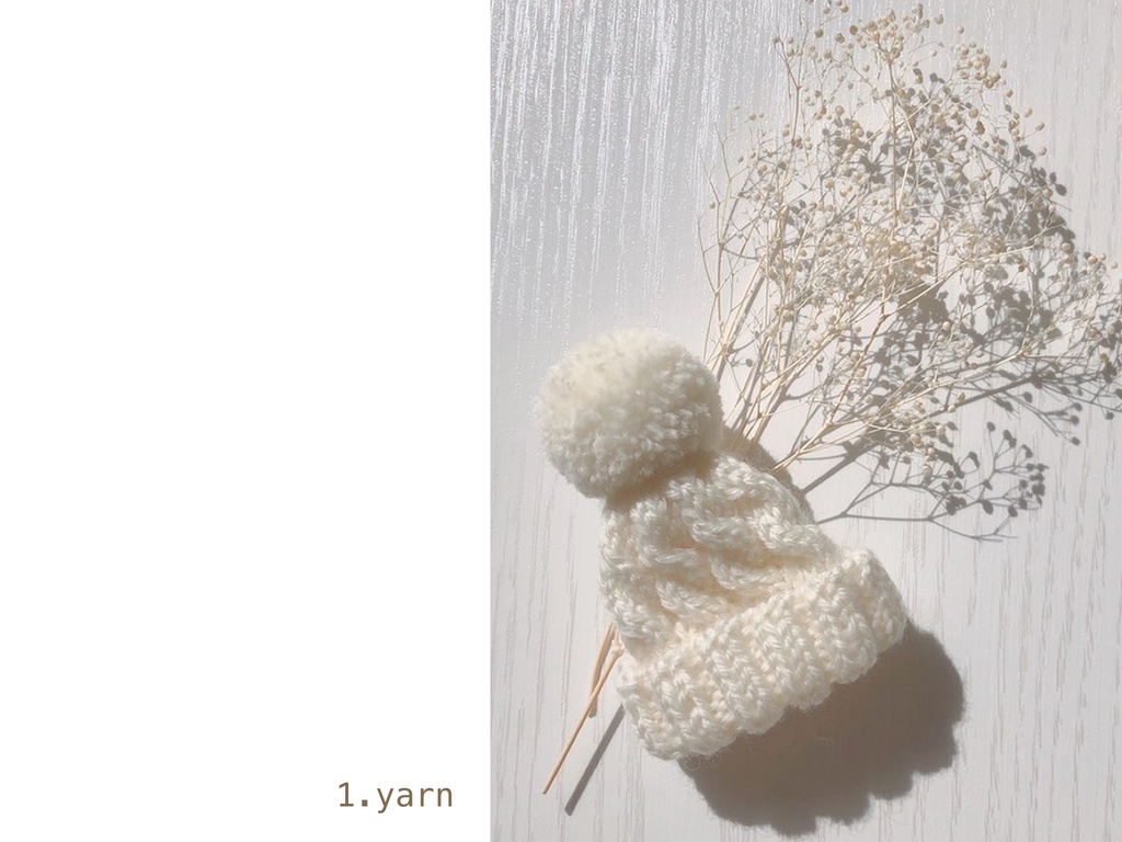 1/26頒布分のサイズ(animal)について Winter knit hat <3type>