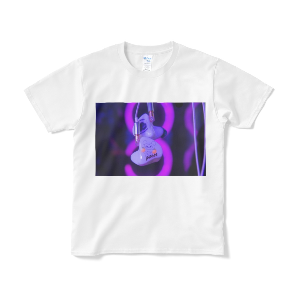 たぬぽんイヤホン好きすぎやろがい！Tシャツ