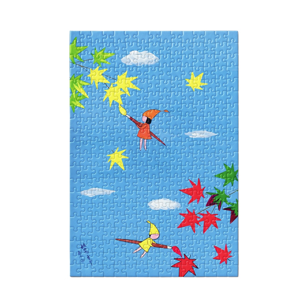 アートとメルヘンと創作の森のノスタルジック童画 「秋のファンタジー」(画・秋野あかね)