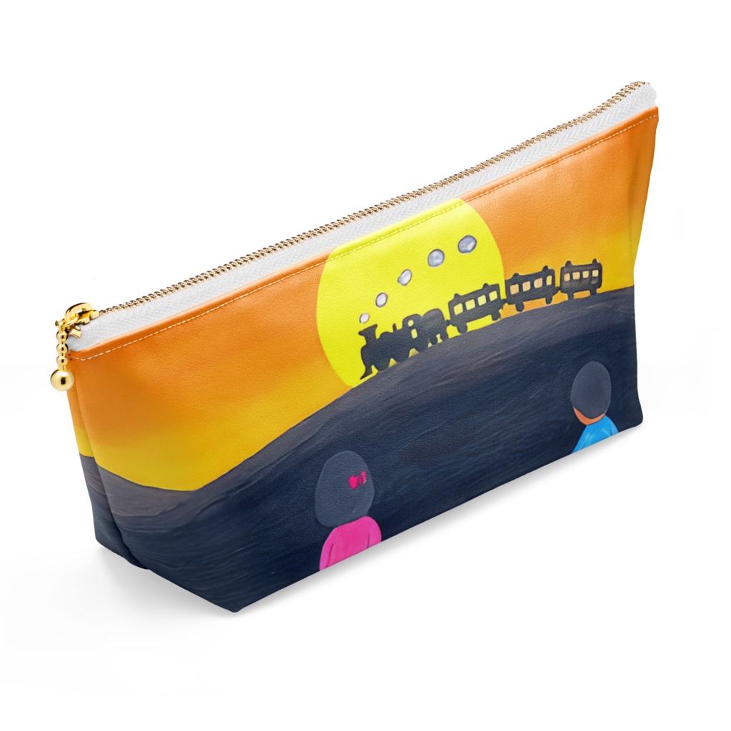 アートとメルヘンと創作の森のノスタルジック童画 「 いつか見た夕焼け」(画・秋野あかね)