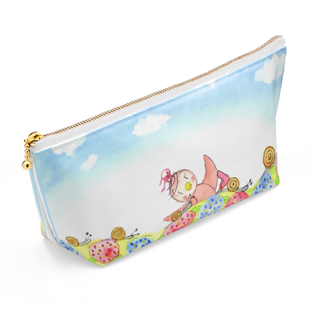 アートとメルヘンと創作の森のノスタルジック童画 「ピピのつばさ・ピピとカタツムリたちの行進」(画・おおくぼみつゆき)