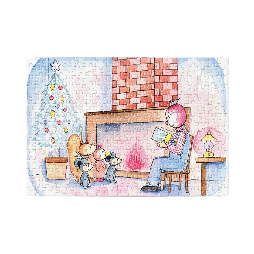 アートとメルヘンと創作の森のノスタルジック童画 「ピピのつばさ・ピピとクリスマス」(画・おおくぼみつゆき)