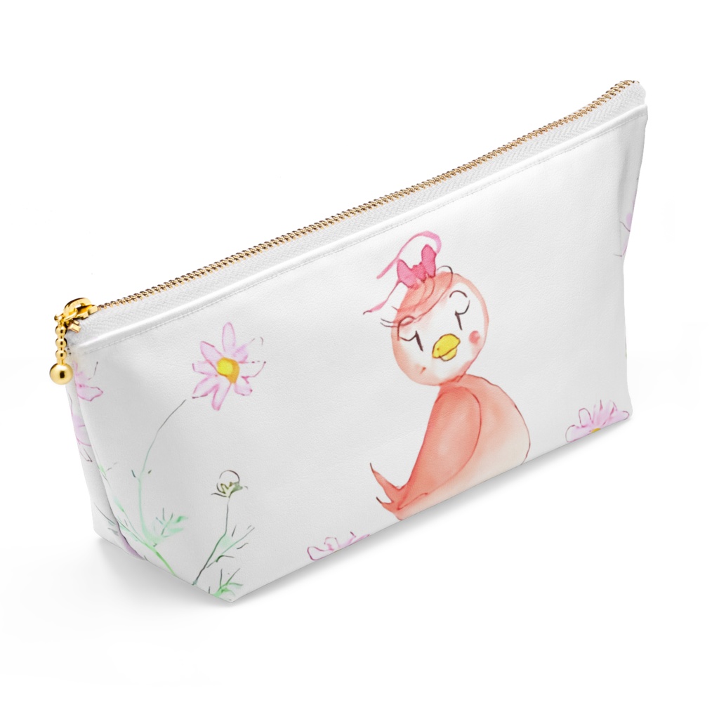 アートとメルヘンと創作の森のノスタルジック童画 「ピピとコスモスの花」(画・おおくぼみつゆき)