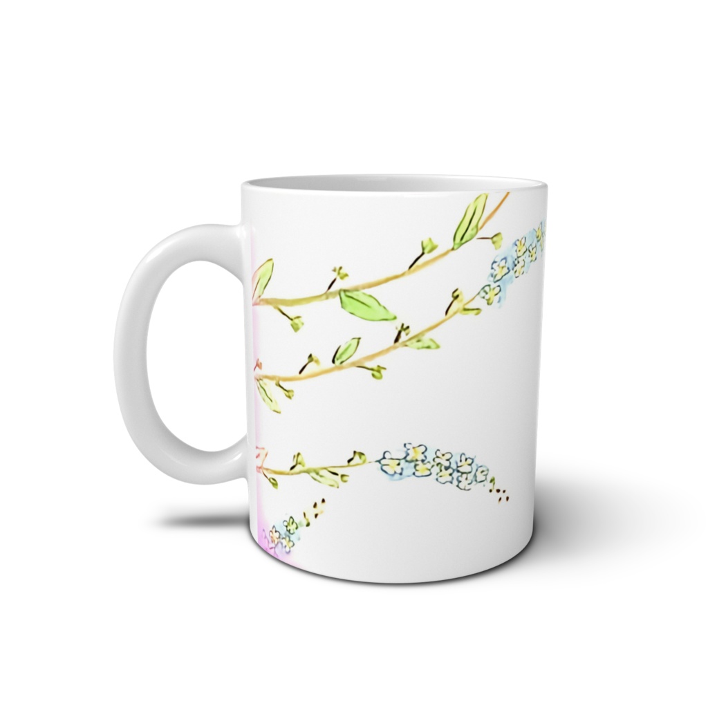 アートとメルヘンと創作の森のノスタルジック童画 「ピピと青い花」(画・おおくぼみつゆき)