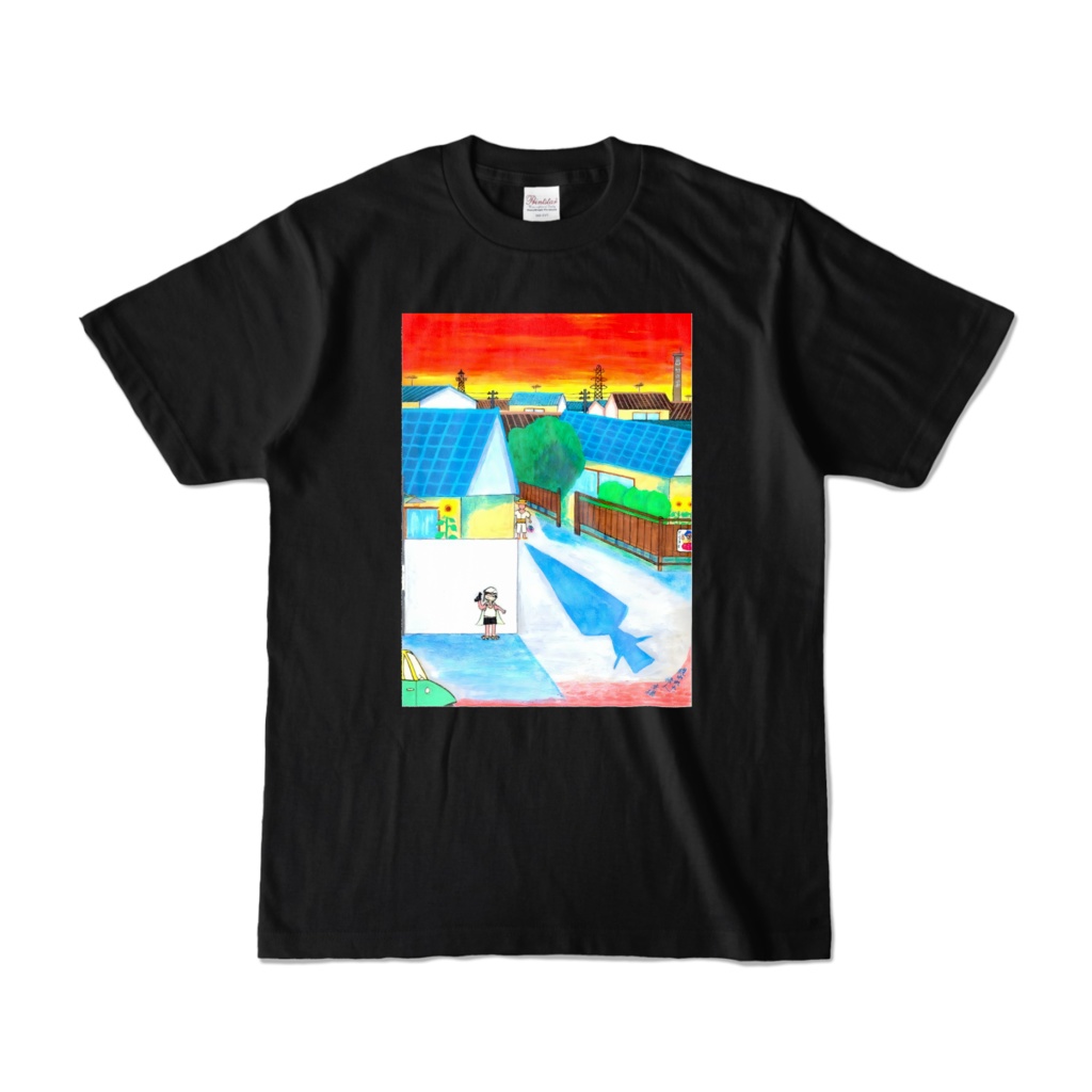 アートとメルヘンと創作の森のノスタルジック童画 「現れた怪人」(画・秋野あかね)　　