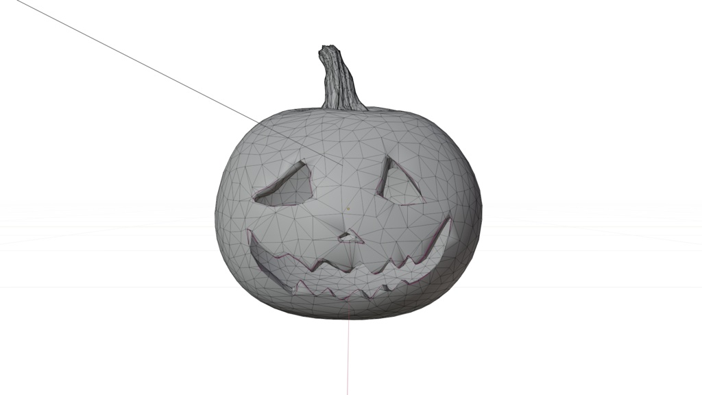 ジャック・オー・ランタン(単体) 3Dモデル