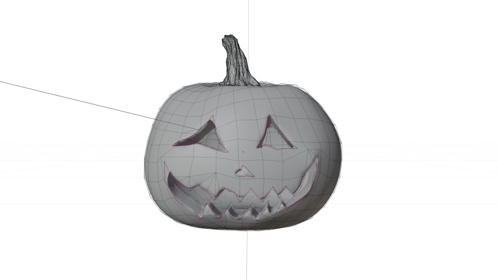 ジャック・オー・ランタン(単体) 3Dモデル