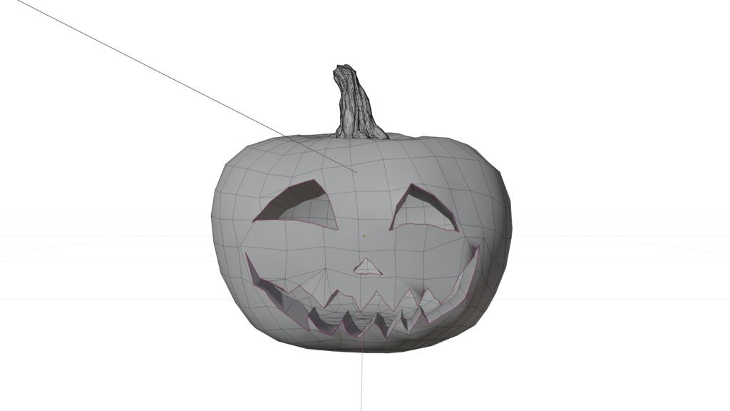 ジャック・オー・ランタン(単体) 3Dモデル