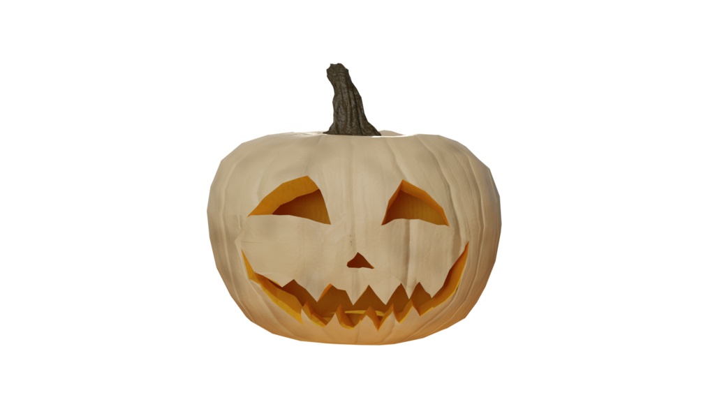 ジャック・オー・ランタン(単体) 3Dモデル