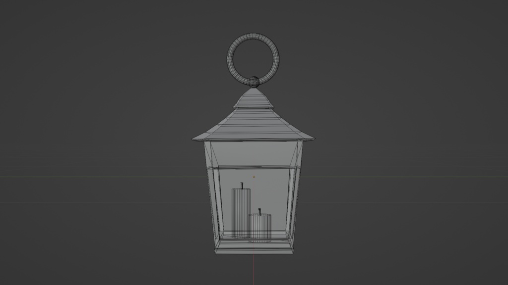 ランタン 3Dモデル