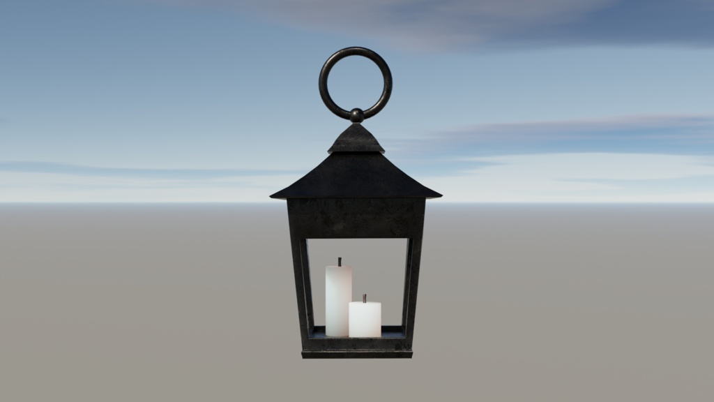 ランタン 3Dモデル