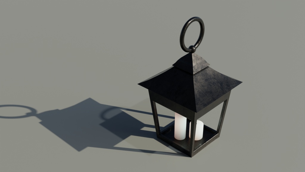 ランタン 3Dモデル