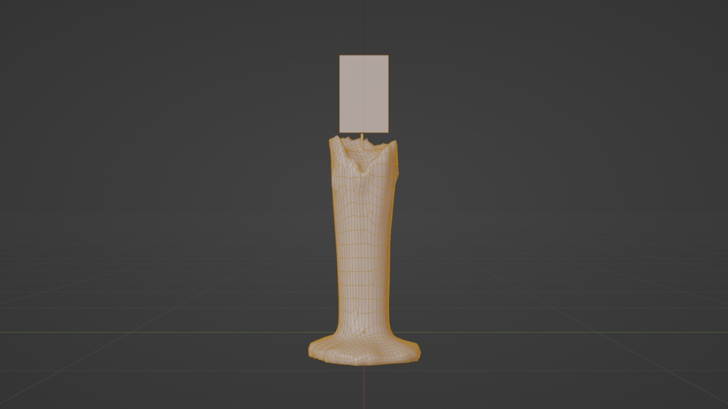 【free】ろうそく 3Dモデル