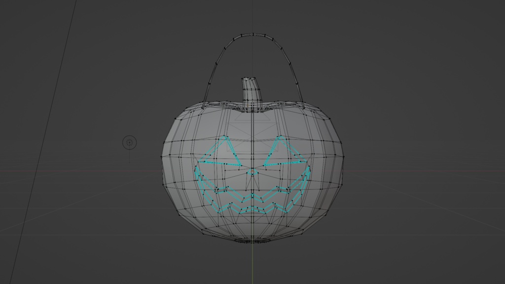 ジャック・オー・ランタン【ローポリ】 3Dモデル