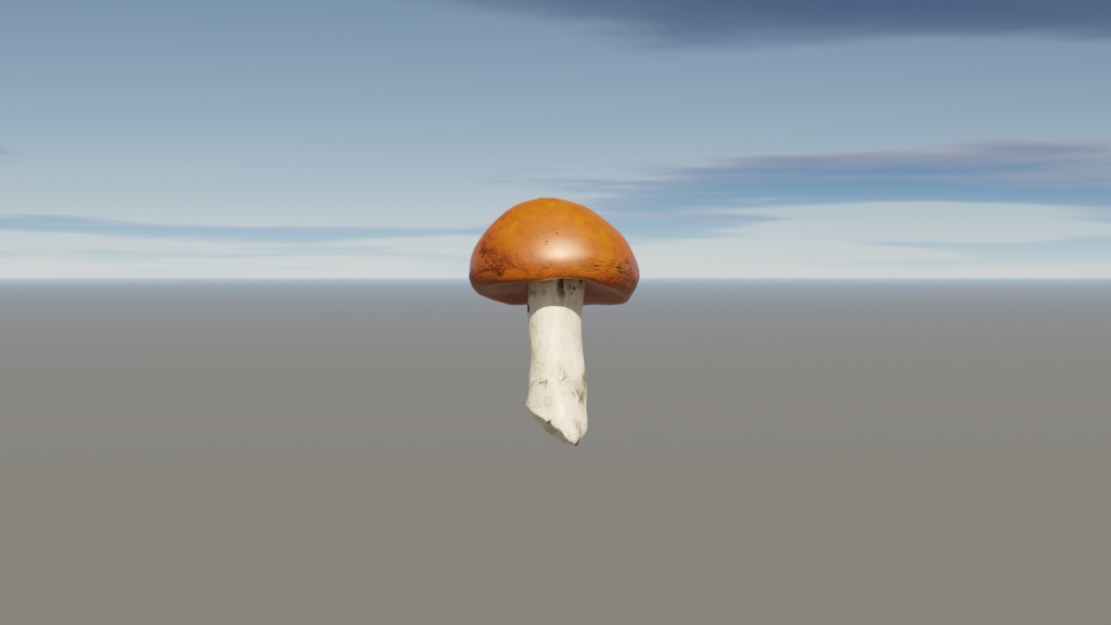 きのこ 【8種】3Dモデル