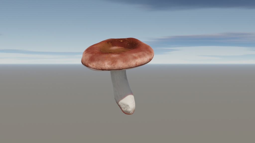 きのこ 【8種】3Dモデル