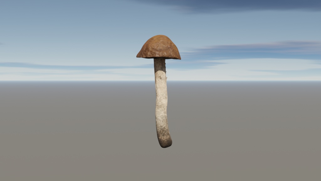 きのこ 【8種】3Dモデル