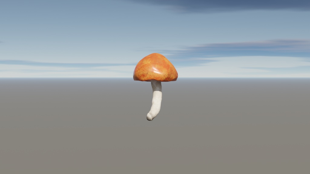 きのこ 【8種】3Dモデル