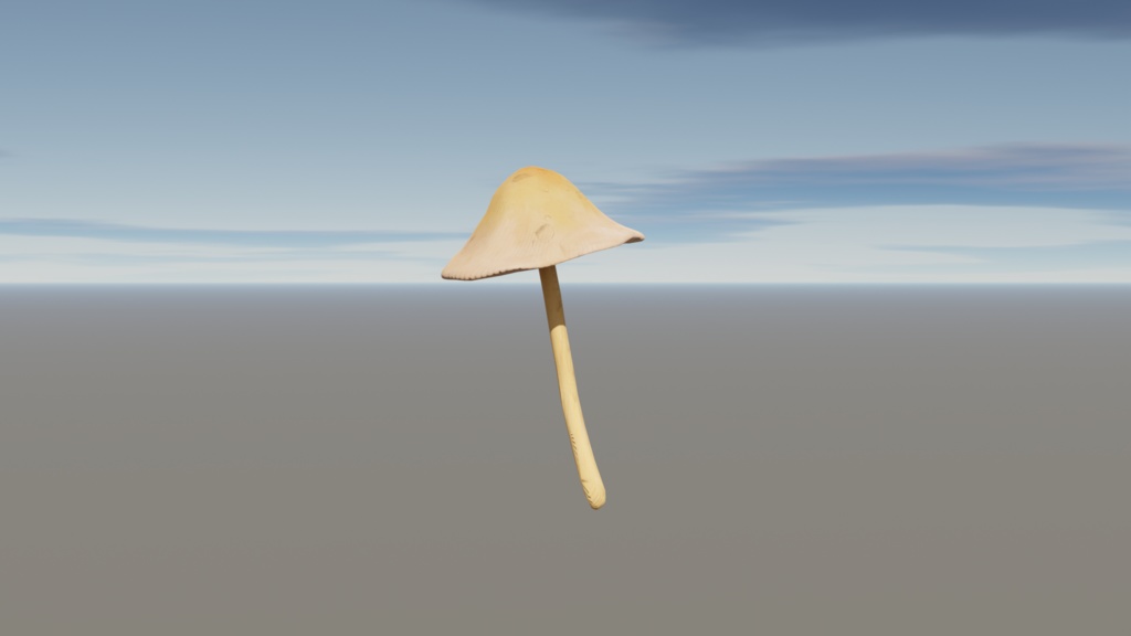 きのこ 【8種】3Dモデル