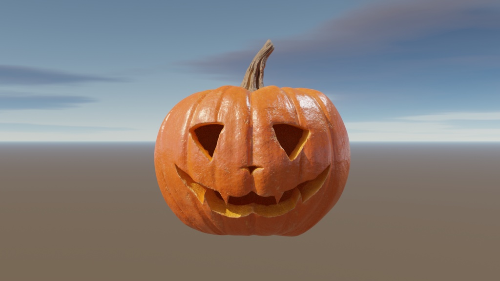 ジャック・オー・ランタン【ハイポリ同梱】 3Dモデル