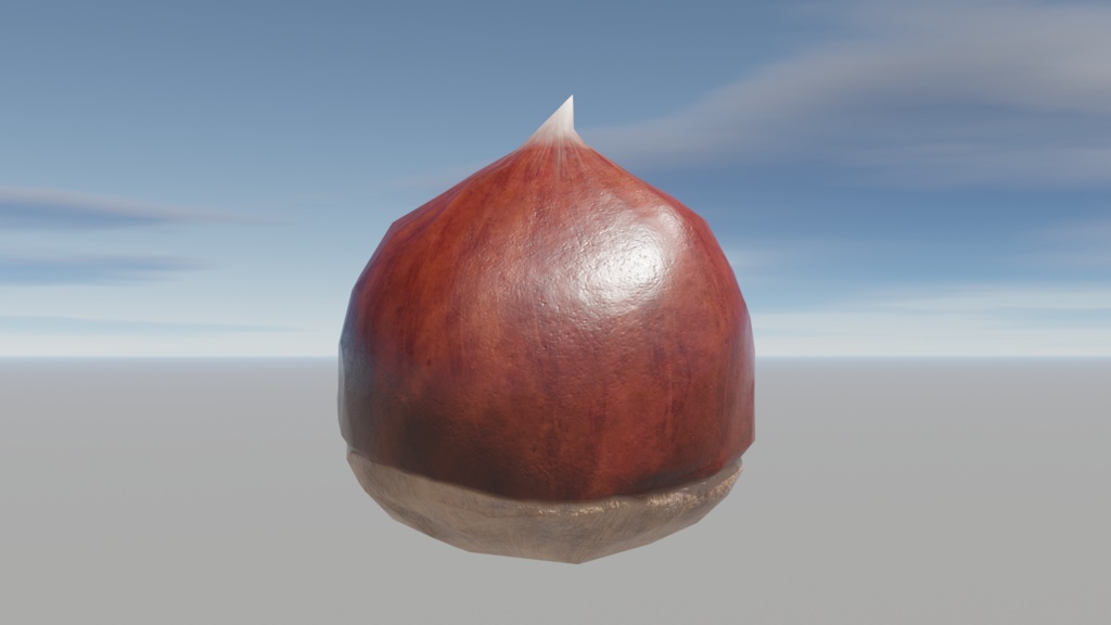 栗/chestnut 【2種】3Dモデル