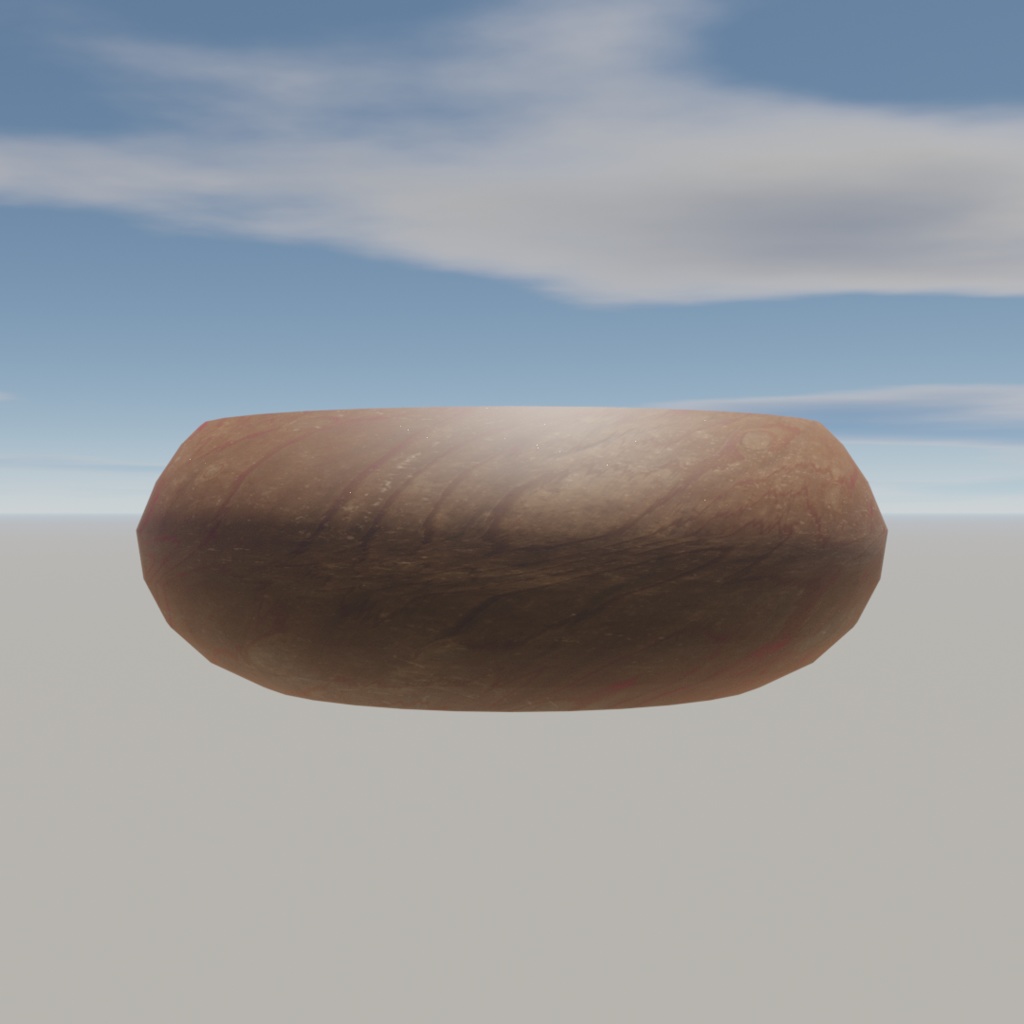 木のお皿【3種】3Dモデル