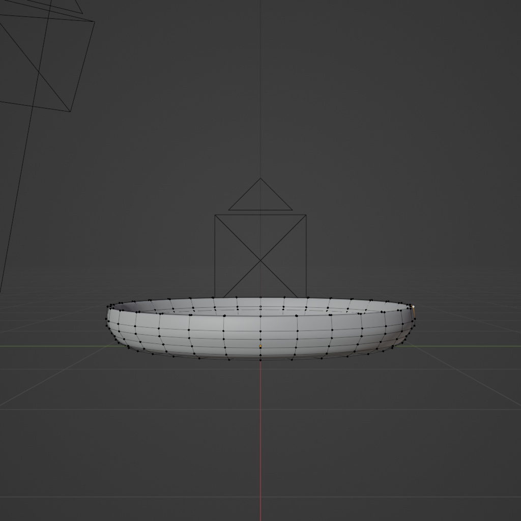 木のお皿【3種】3Dモデル