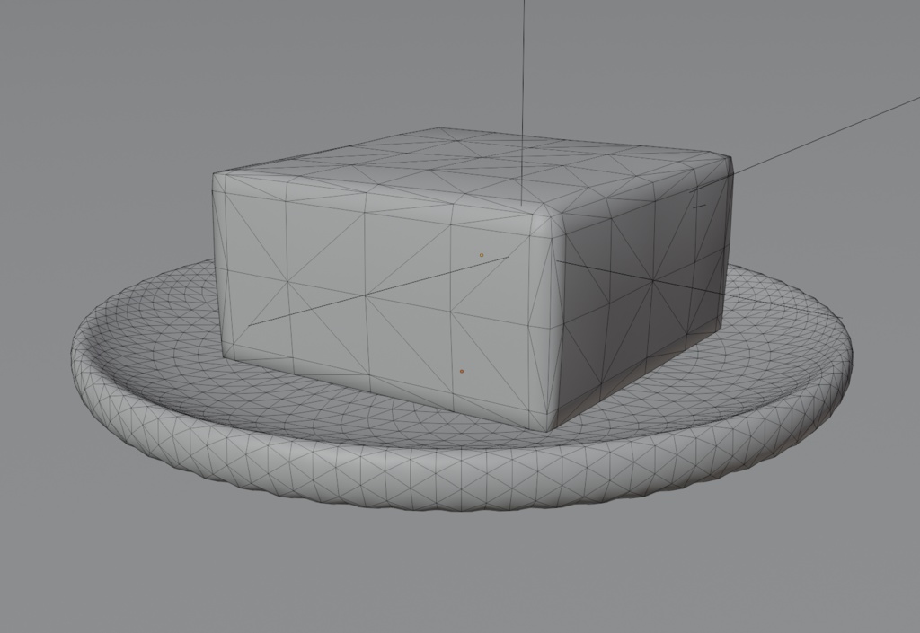 ひし餅 3Dモデル