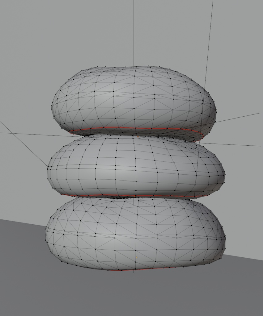 クッション/round cushion 3Dモデル
