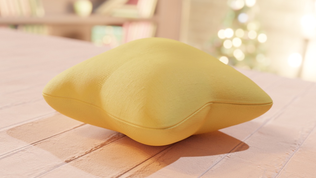 星のクッション/ star cushion 3Dモデル
