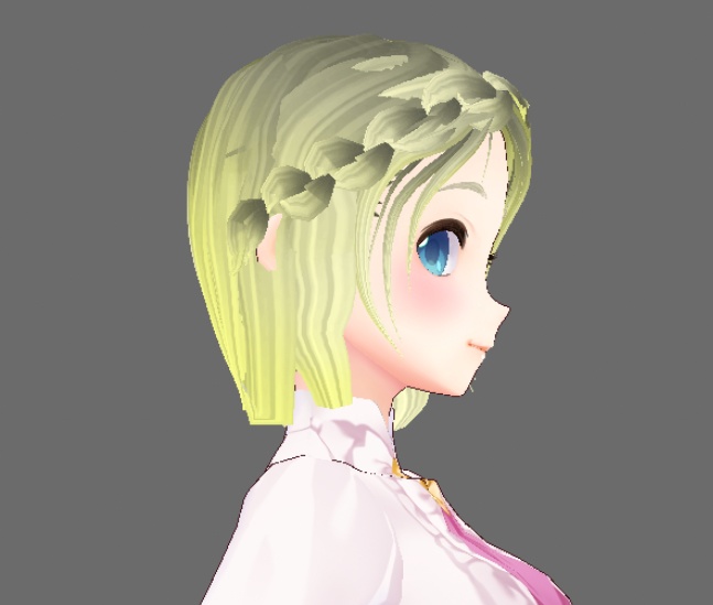 Vroid braided hair preset