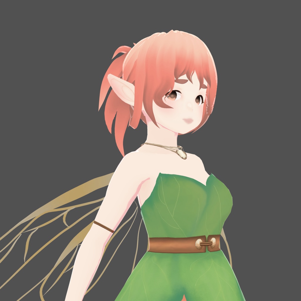 【 VRoid 】Fairy Girl VRM Model