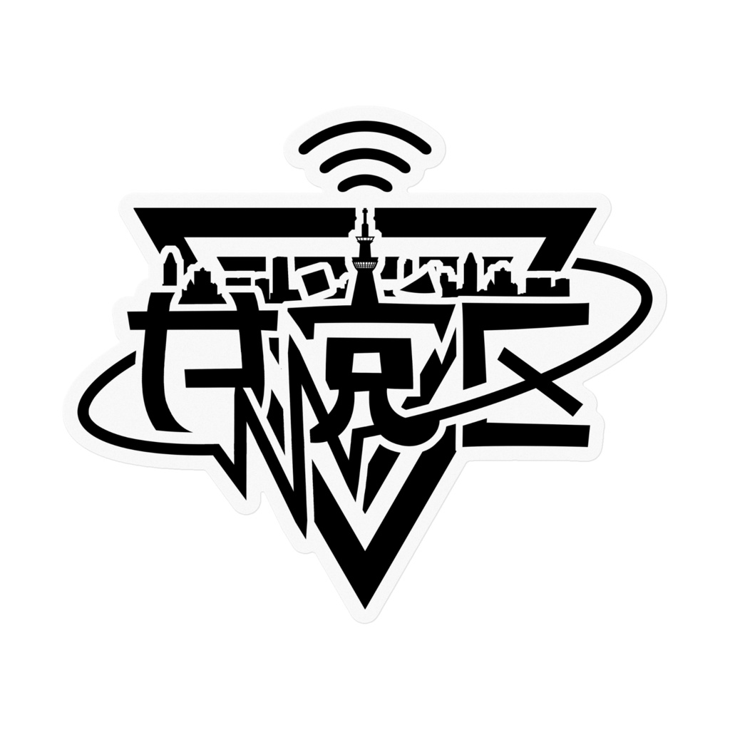 甘党区ステッカー