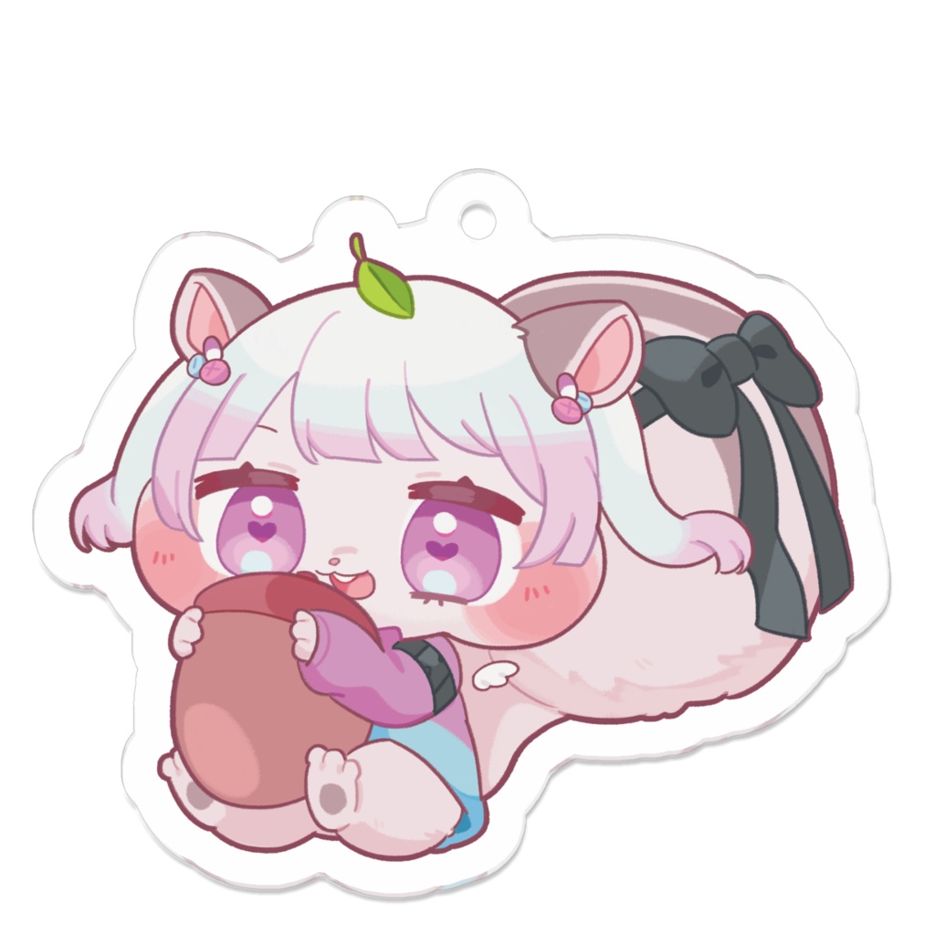 医療系天界齧歯類りすちゃんアクリルキーホルダー