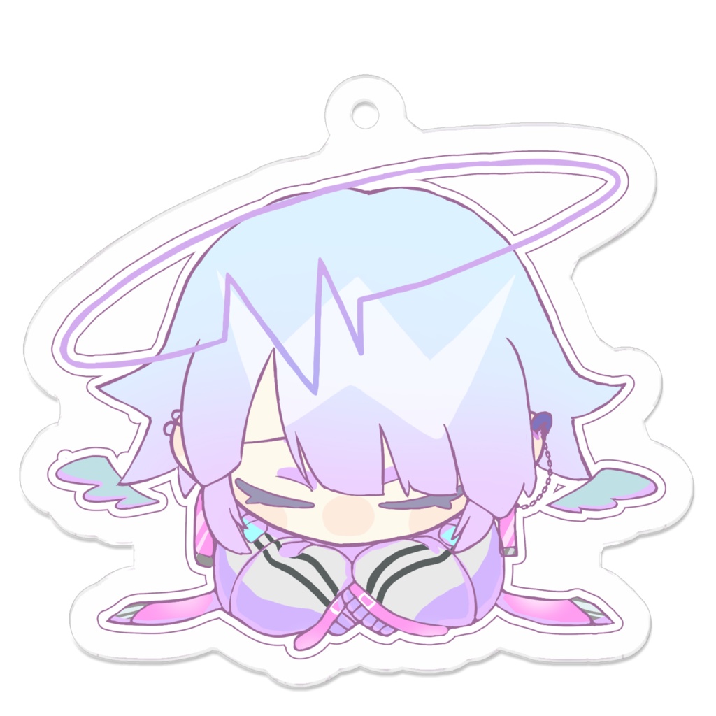 寝落ち謝罪アクリルキーホルダー