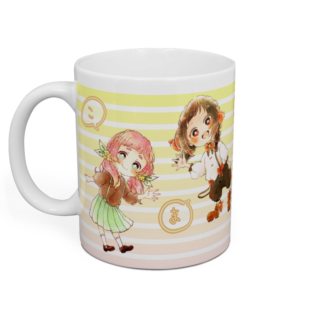 こまのらマグカップ